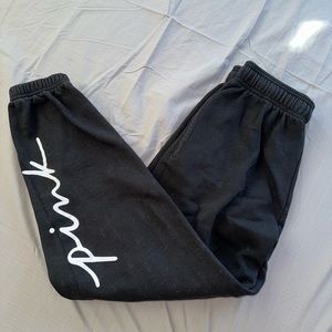 Victoria’s Secret PINK black sweatpants